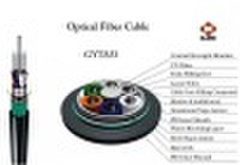 Direct burial Optical Fiber Cable with aluminum an