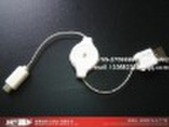 Retractable USB Ladekabel für Nintendo DSi XL