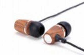 Ebony wood headset