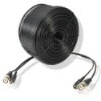 Twin type BNC+DC CCTV camera cable with DC power.