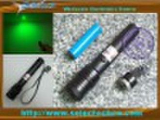 50/100/150/200mw adjustable focus Green laser flas