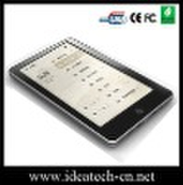 HOT selling ebook reader with touch screen ,7inch