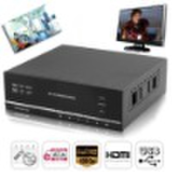 Беспроводной 3,5 "SATA Полный 1080P HD Media Player /