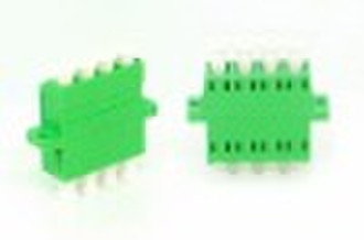 LC/APC Single-mode Quad Fiber Optic Adapter