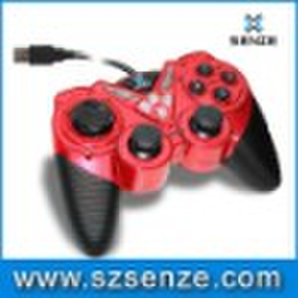 USB wire vibration game joystick