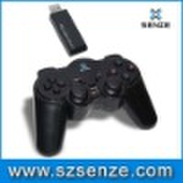 USB wireless vibration game joystick