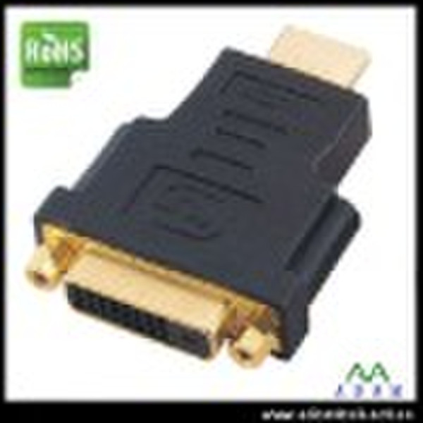 Мужчина HDMI к DVI24 + 1 Женский адаптер