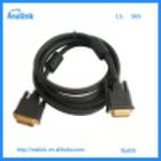 M/M Single Link Digital Vedio DVI  Cable with ferr