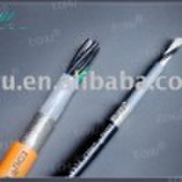 High flexible control cable for long travel drag c