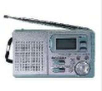 AM FM radio with speaker, alarm clock & LCD di