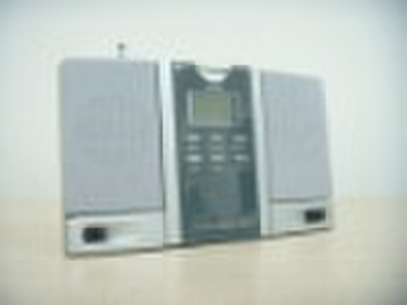 FM scan clock radio with antenna and speaker