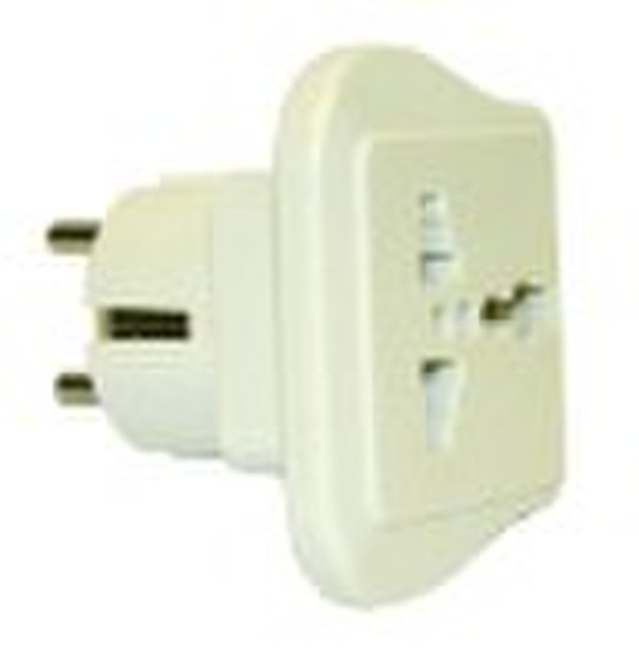 Universal-Adapter-Stecker auf Schuko