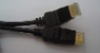 HDMI plug 19 pin to HDMI plug 19 pin bendable