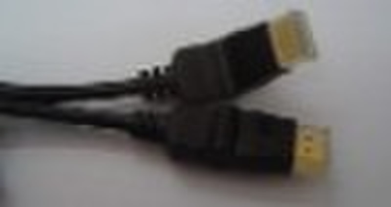 HDMI plug 19 pin to HDMI plug 19 pin bendable