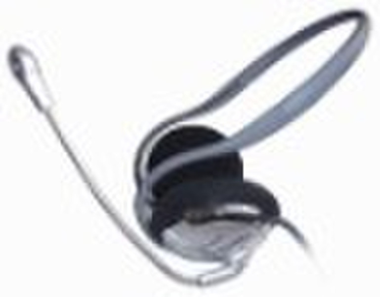 Enhanced neckband stereo headset with adjustable m