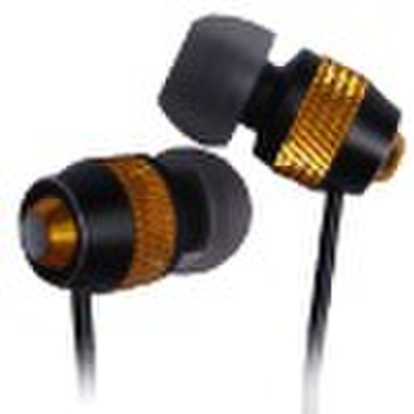 Metal made stereo in earphone