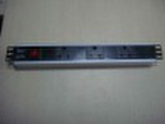 South Africa type 3 way Aluminum  shell PDU socket