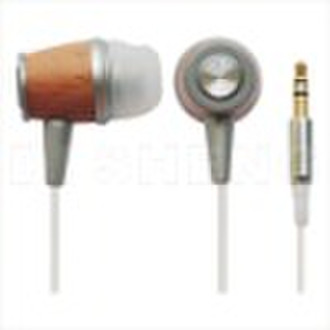 wooden earphone