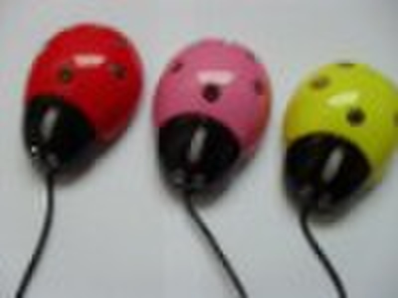 mini optical ladybug mouse