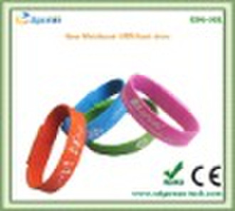 wristband USB, Promotion gift pen drive, CE,ROHS.F