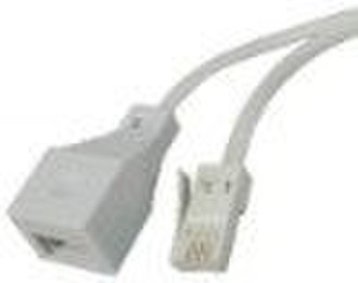 UK miniflex Telephone extension lead