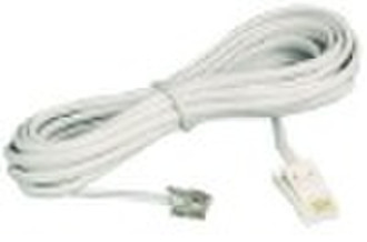 UK miniflex Telephone extension lead