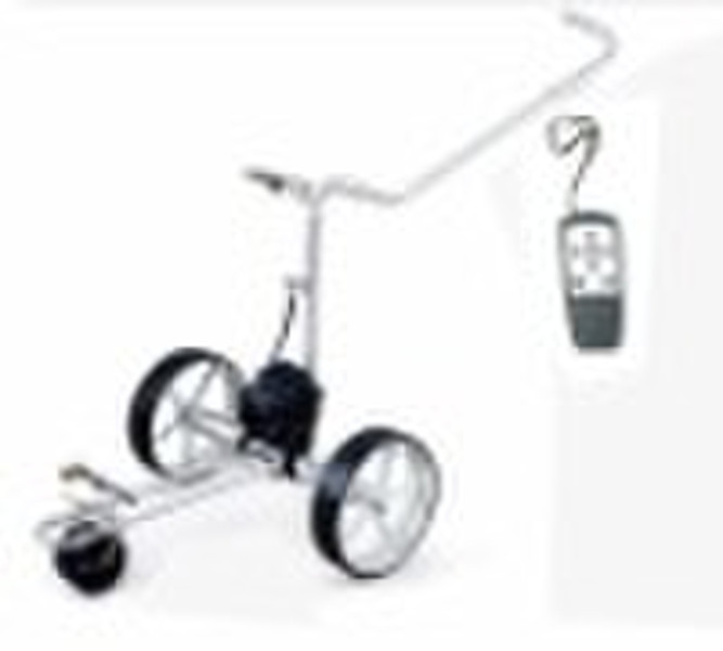 golf trolley, golf caddy, electric, stainless stee