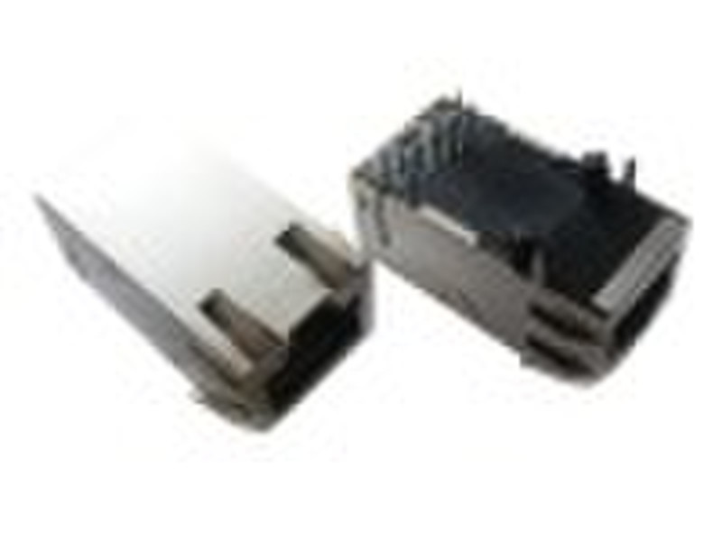 1.3in Gigabit RJ45 connector without LEDs