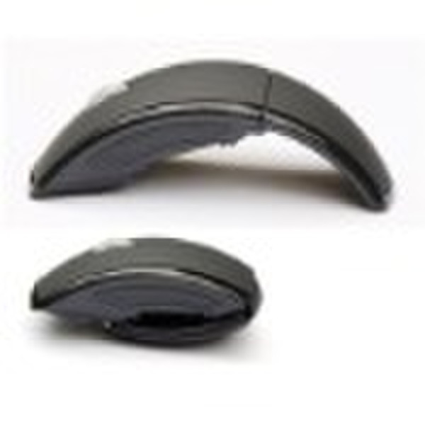 2.4G wireless arc mouse/ Wireless foldable mouse