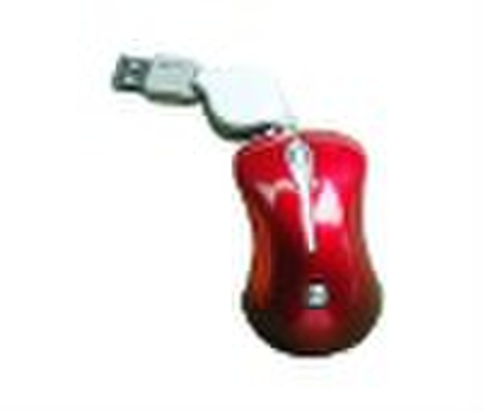 3D mini mouse;mini optical mouse with retractable