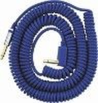 coiled cable for guitar