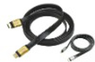 HDMI 1.4 Flat Cable with zinc alloy case