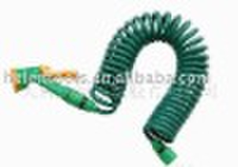 coil washing garden hose