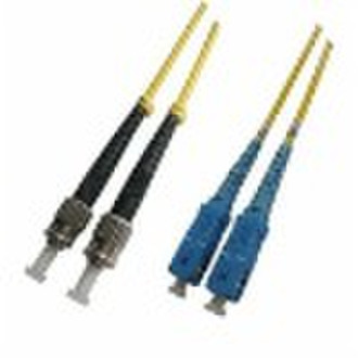 SC TO ST single mode duplex fiber optic patch cabl