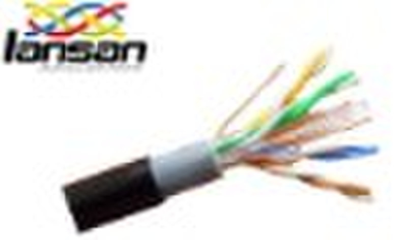 Outdoor Cat 6 UTP LAN cable, water resistant