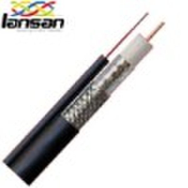 RG11-Quad Shielded Coaxial Cable with Messenger