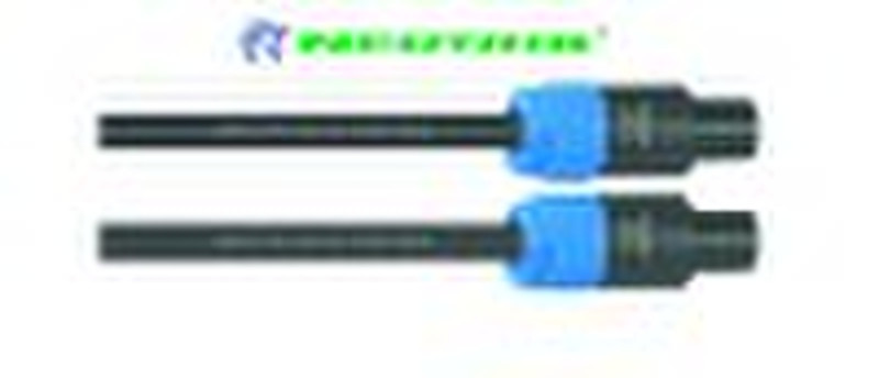 Black and  Red Speaker Cable