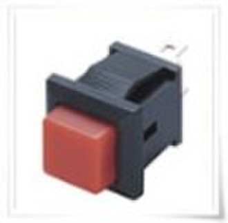 push button switch with square red button