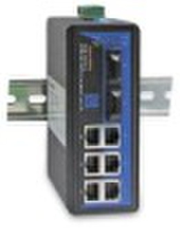 8-портовый 10 / 100M Неуправляемый промышленный Ethernet пе