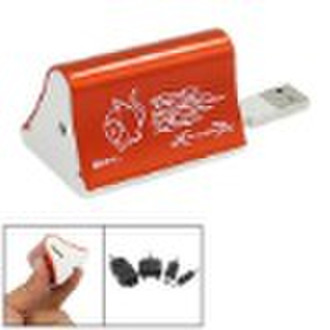 USB Card Reader with Mobile Charger