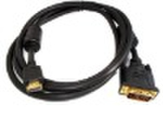 Gold DVI male to HDMI Cable for PC HDTV LCD
