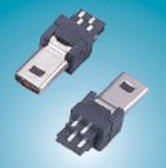 8-Pin-Stecker löten. Mini-USB-Anschluss