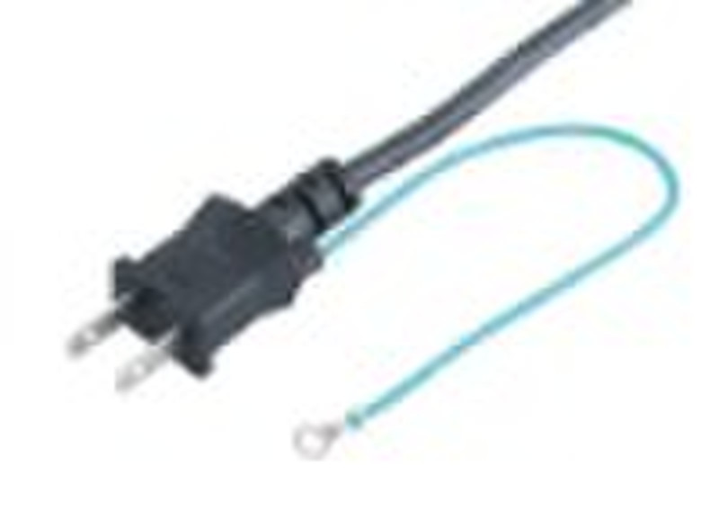 PSE Netzkabel 2 Pin + Grounging Schwanz Stecker