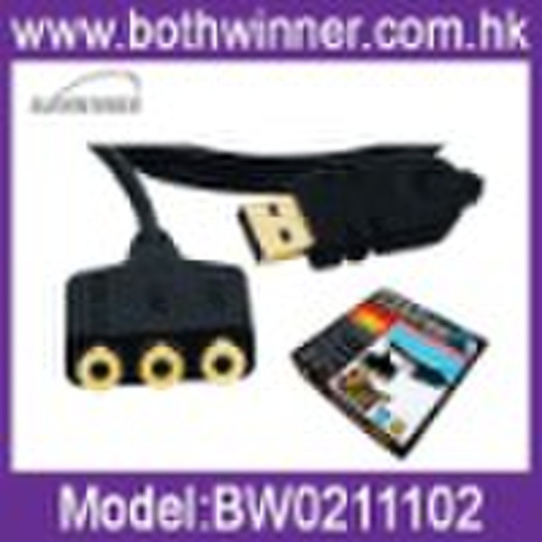 USB kara ok + USB 7.1 sound card cable