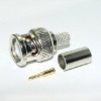 BNC connector 2 piece CRIMP for RG6 Cable