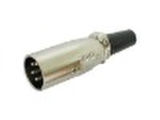 XLR connector 4 pin plug