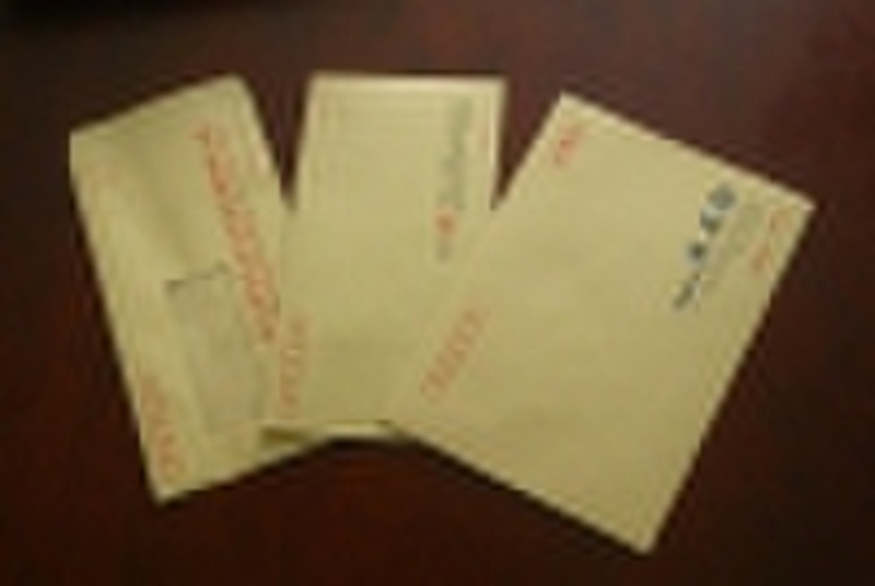kraft paper peel-&-seal envelope