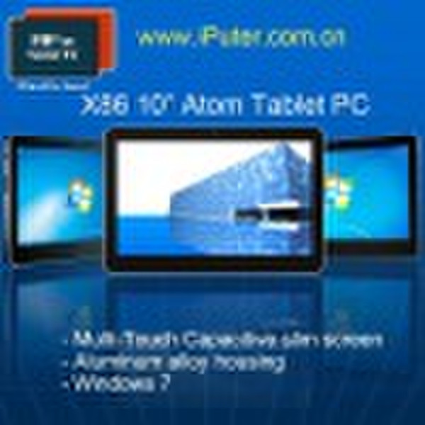 10-Zoll-X86 Tablet-PC Atom N455 Multi-Touch Capaci