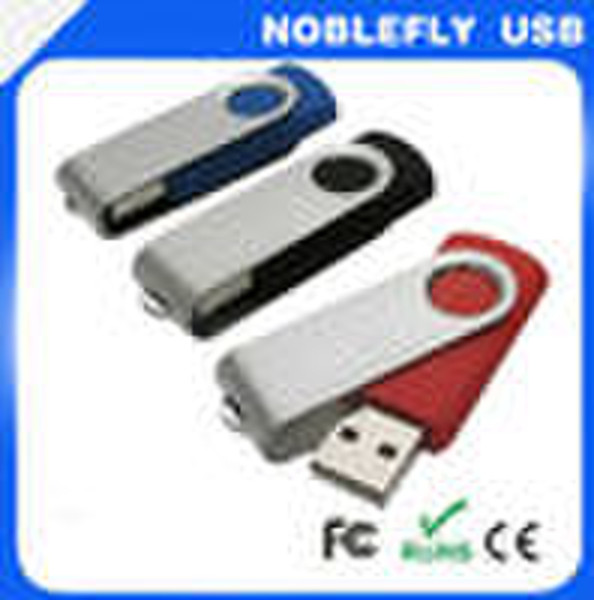 christmas gift metal swivel usb flash drive 4gb