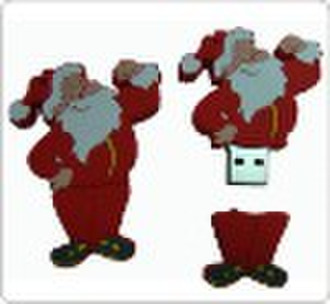 Christmas gift Santa Claus flash memory